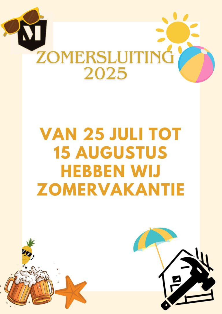 Zomersluiting 2025